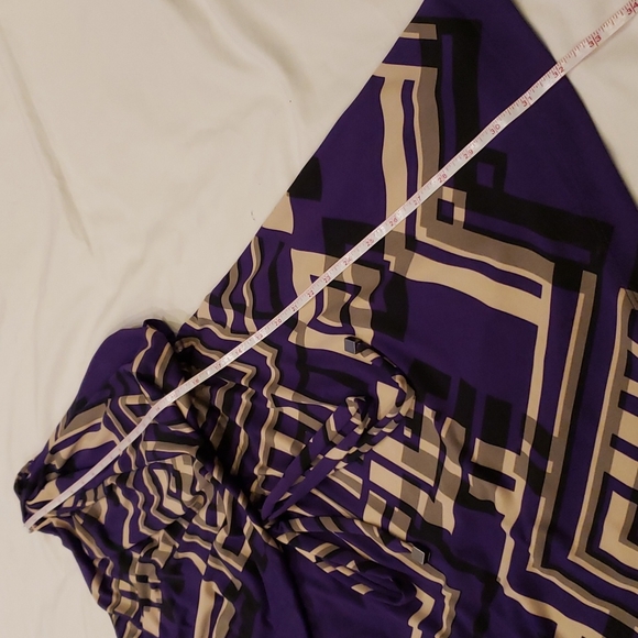 Jessica Simpson Purple,Tan & Black Dress size:M - Picture 12 of 15